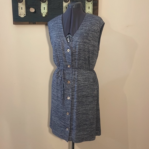 Wilfred Free Kemesky Heather Cloudy Sleeveless Dress Size Medium - Picture 3 of 16